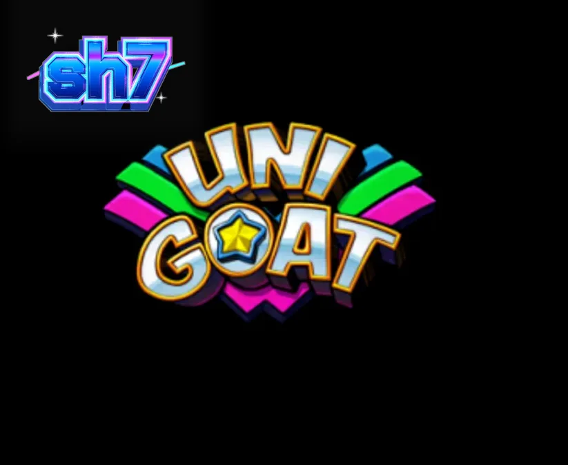 Tampilan visual slot Unigoat dengan karakter kambing ajaib dan grid permainan yang ceria.